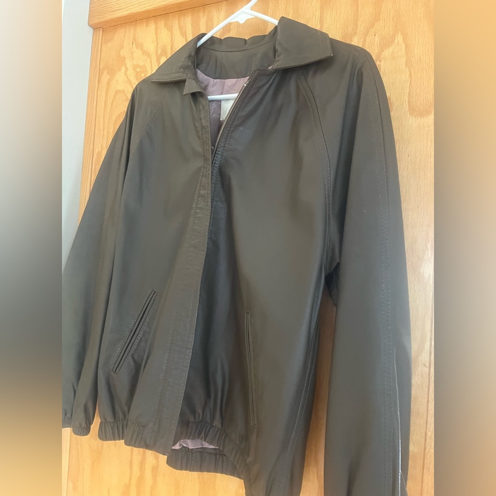 Monarch Leather vintage Leather brown jacket 36